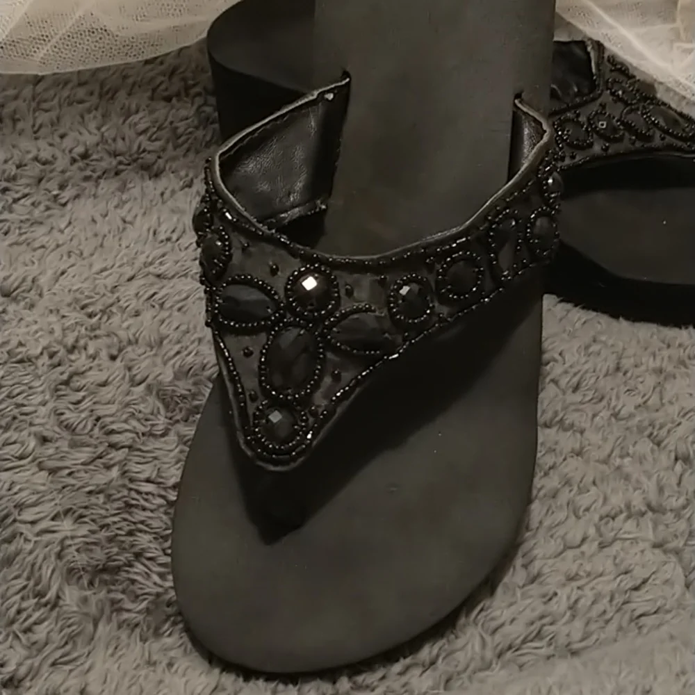 🎈3/$12! Jeweled Thong Sandals! - Picture 2 of 10